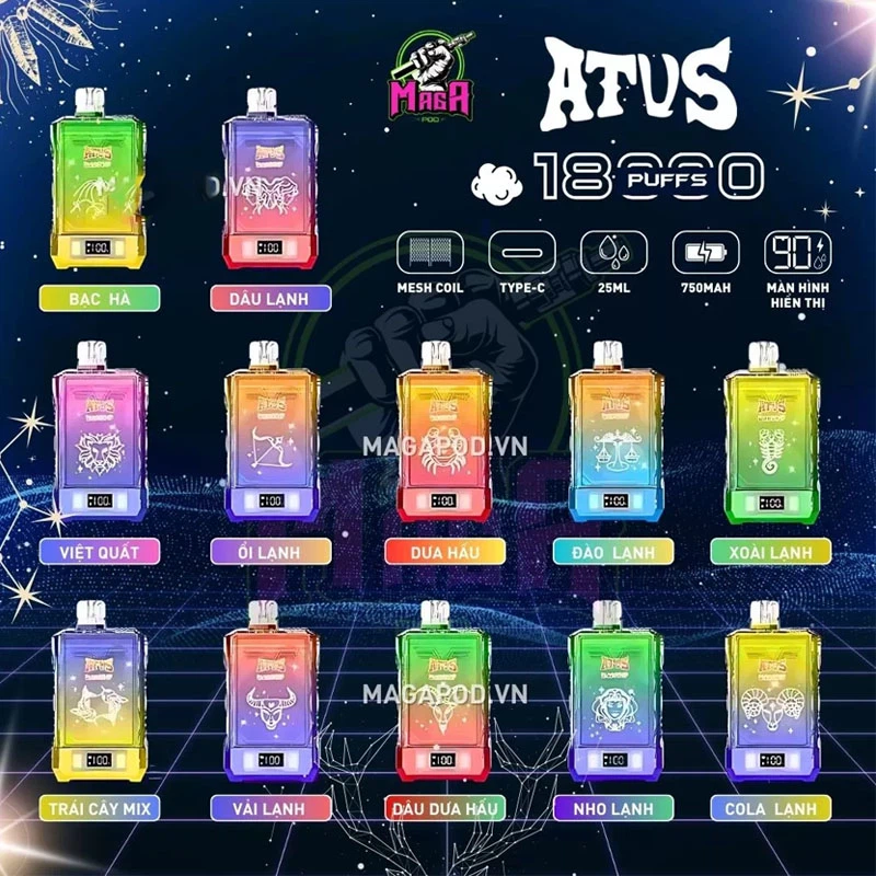 ATVS 18k puff